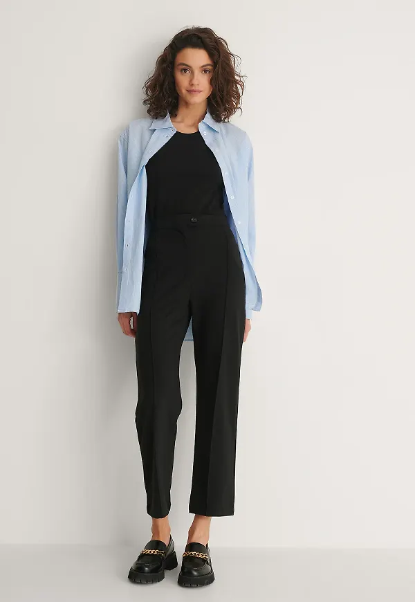 NA-KD Raka Byxor - Black