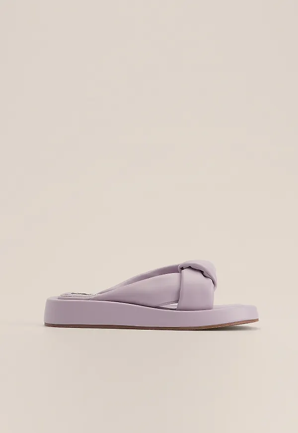 NA-KD Shoes Badtofflor - Purple