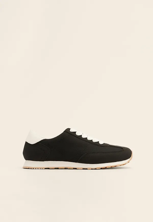 NA-KD Shoes Bas Retro Sneakers - Black