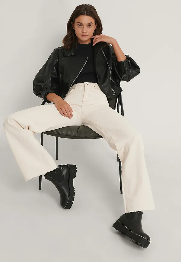 NA-KD Shoes Chunky Jodhpurs - Black