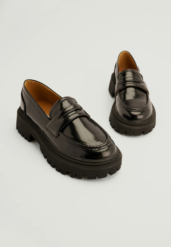 NA-KD Shoes Chunky Loafers I Retrostil - Black
