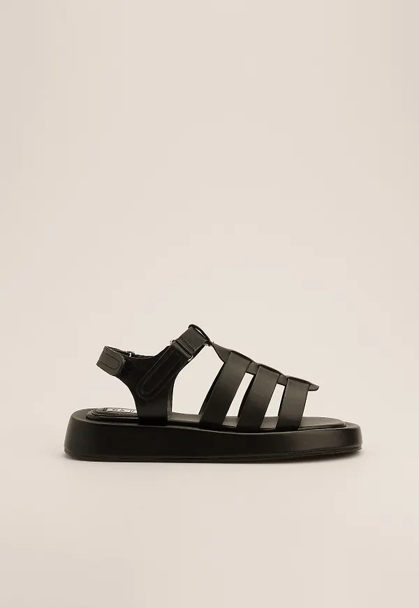 NA-KD Shoes Fisherman sandaler - Black