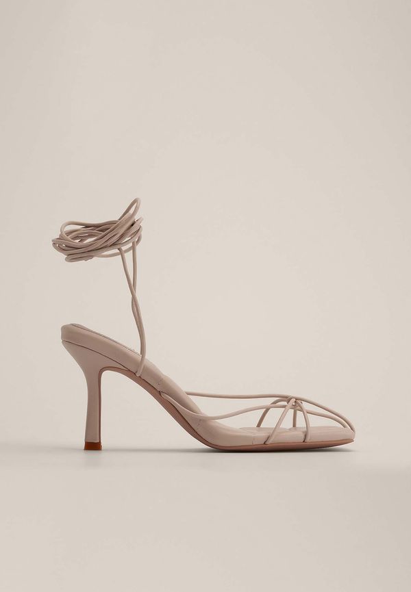 NA-KD Shoes Fodrade högklackade skor - Grey