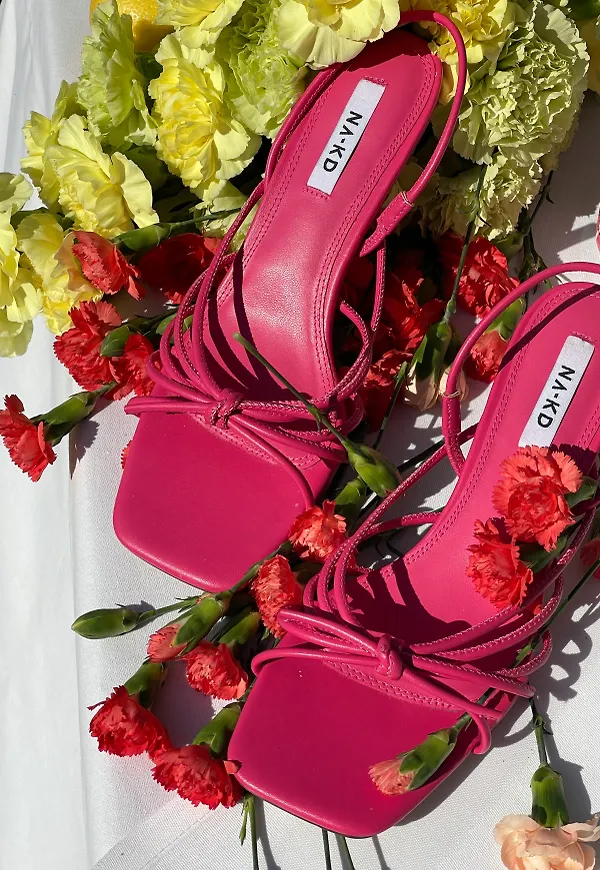 NA-KD Shoes Hälrem sandaler - Pink