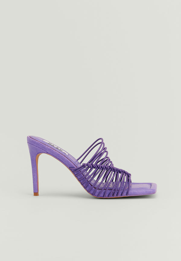 NA-KD Shoes Högklackade skor med remmar - Purple