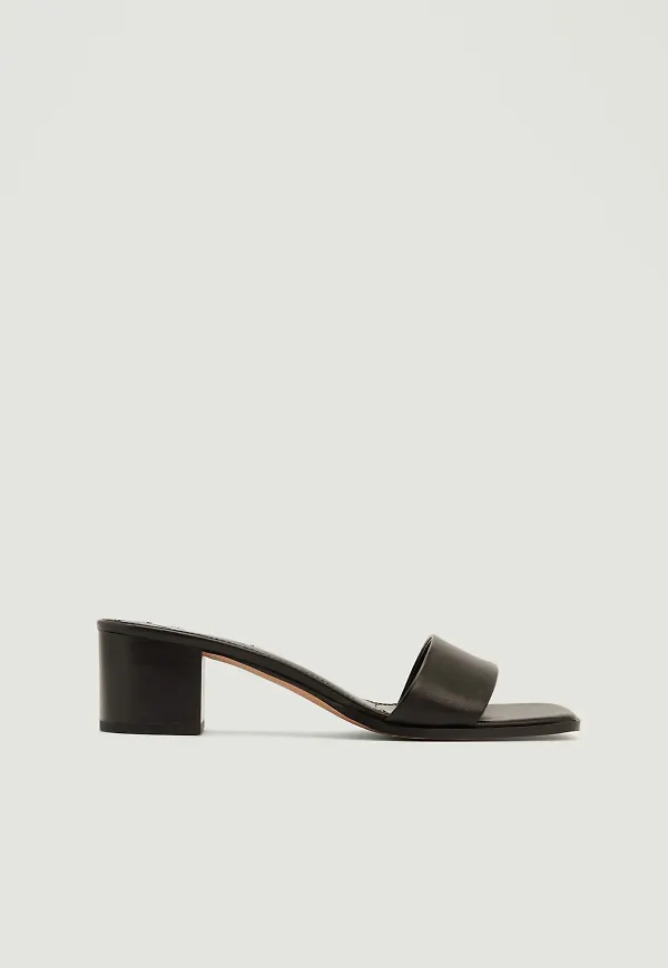 NA-KD Shoes Mules Med Blockklack - Black