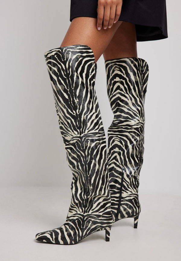 NA-KD Shoes Overknee-stövlar - Multicolor