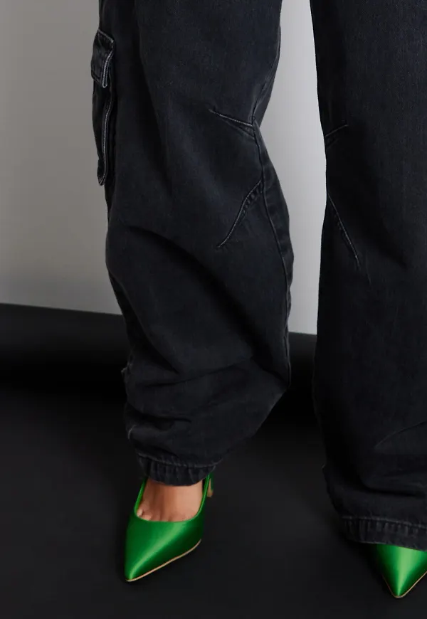 NA-KD Shoes Satinpumps - Green