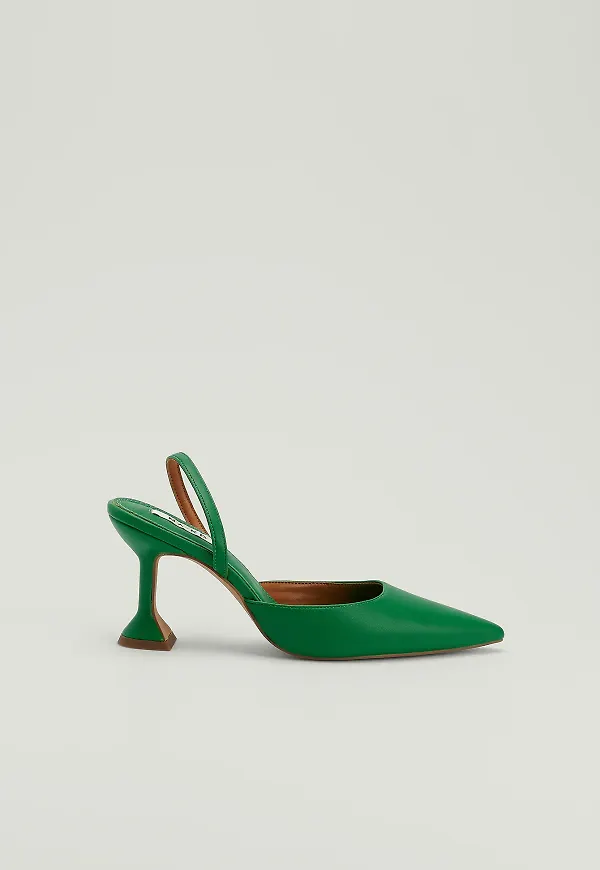 NA-KD Shoes Slingback-pumps - Green