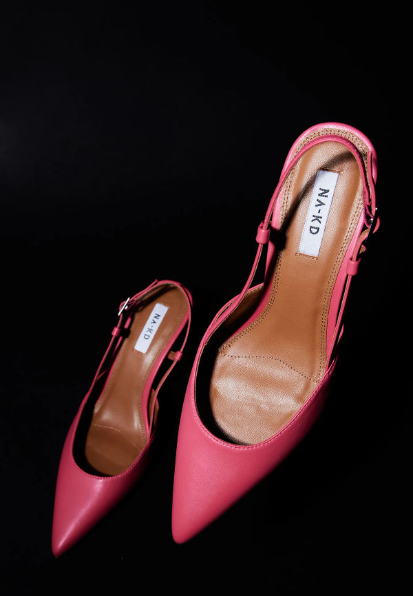 NA-KD Shoes Slingback-pumps - Pink