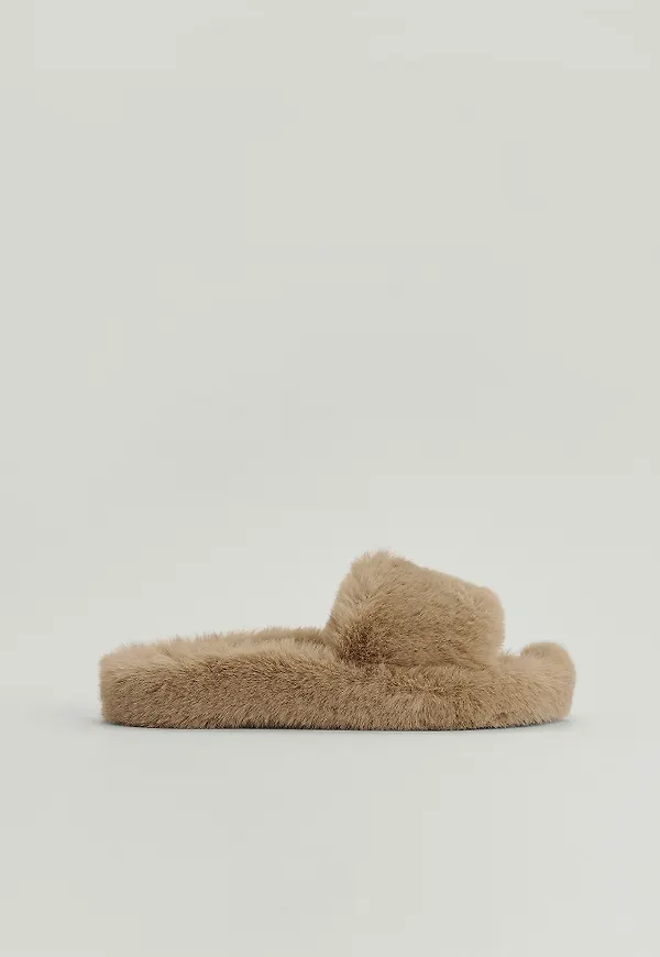 NA-KD Shoes Tofflor - Beige