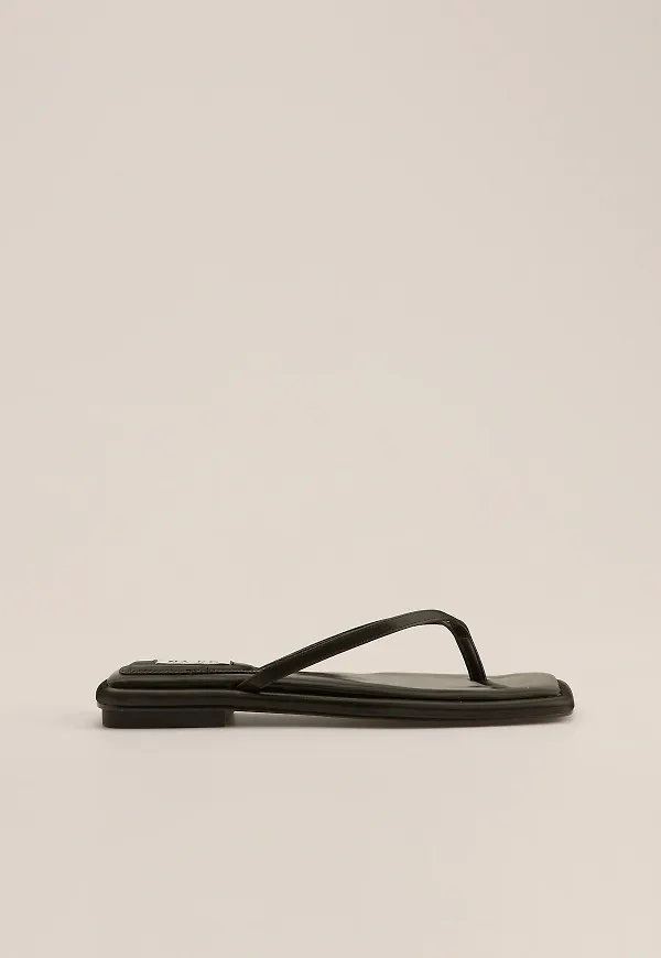 NA-KD Shoes Tofflor - Black
