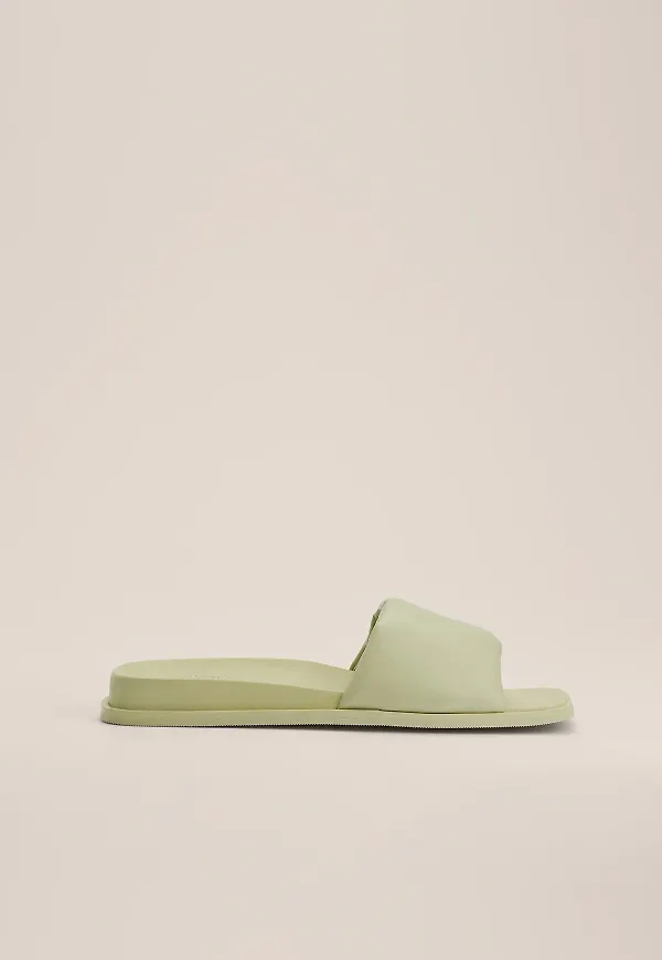 NA-KD Shoes Tofflor - Green