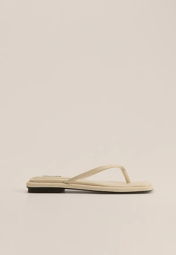 NA-KD Shoes Tofflor - Offwhite