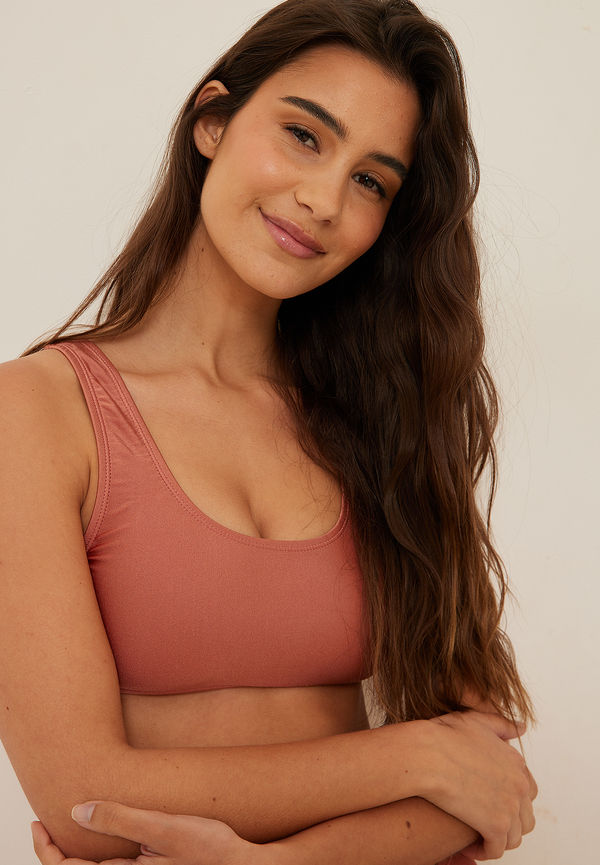 NA-KD Swimwear Bikiniöverdel - Pink