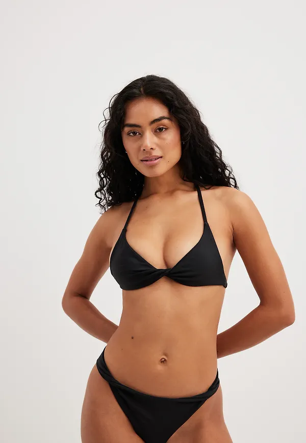 NA-KD Swimwear Vridda bikinitrosor - Black