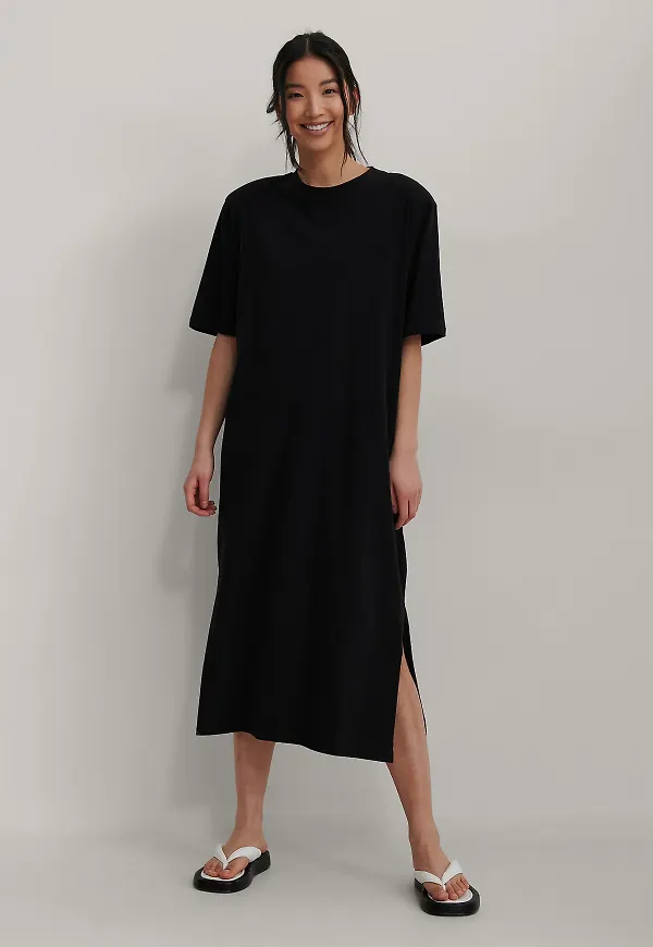 NA-KD Trend Ekologisk Klänning - Black