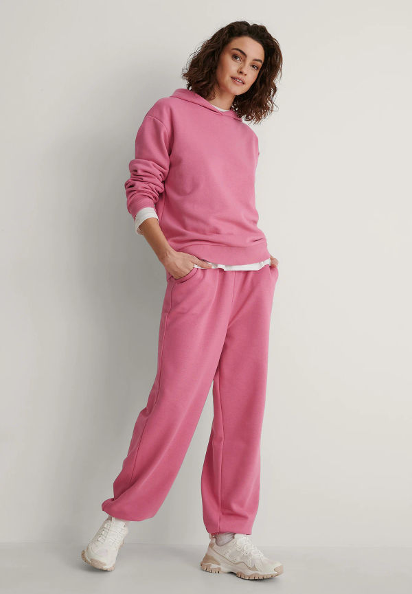 NA-KD Trend Ekologiskt sweatpants - Pink