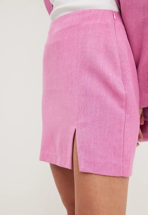 NA-KD Trend Melange minikjol - Pink