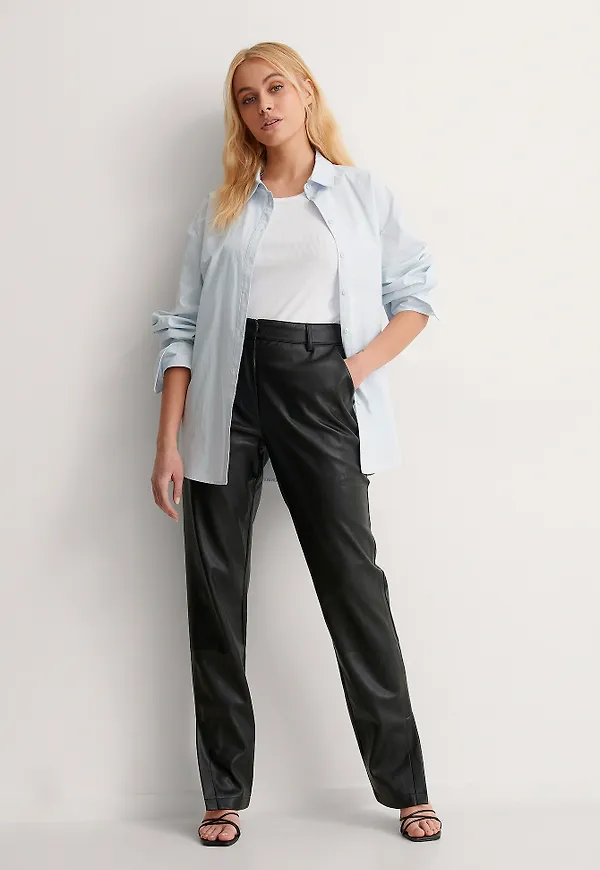 NA-KD Trend Pu-Byxor - Black