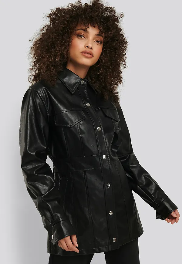 NA-KD Trend Pu-Jacka - Black