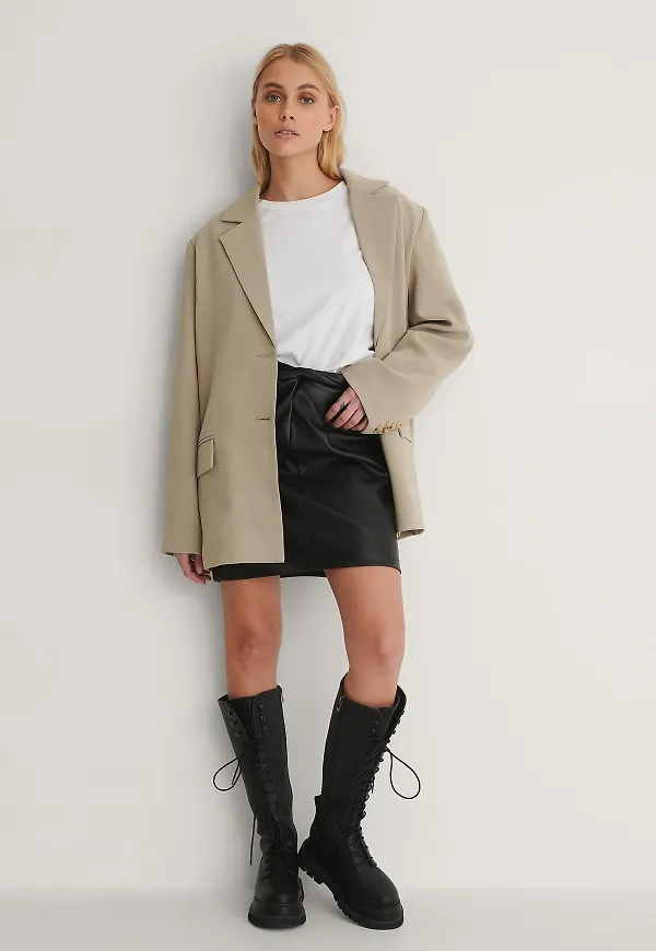 NA-KD Trend Pu-Kjol - Black