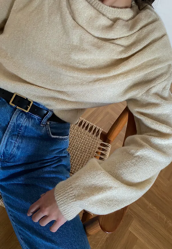 NA-KD Trend Stickad Tröja - Beige