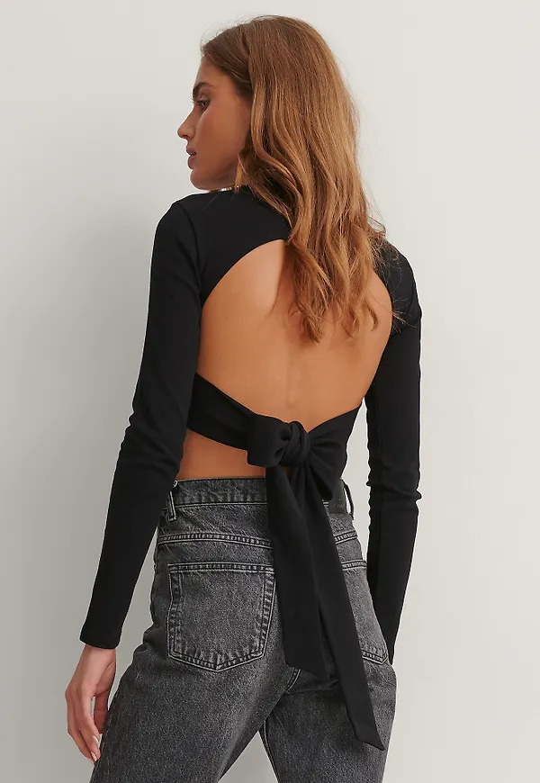 NA-KD Trend Topp - Black