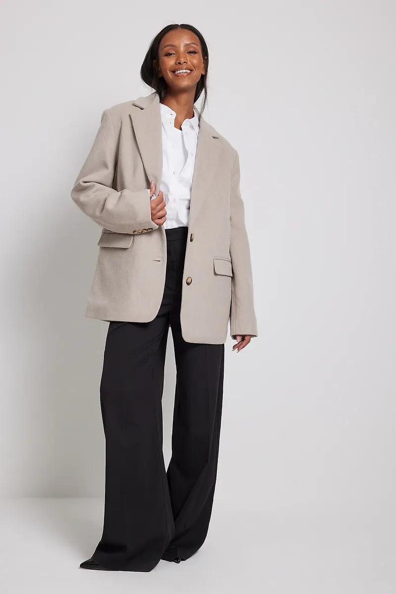 NA-KD Trend Ullkappa - Beige