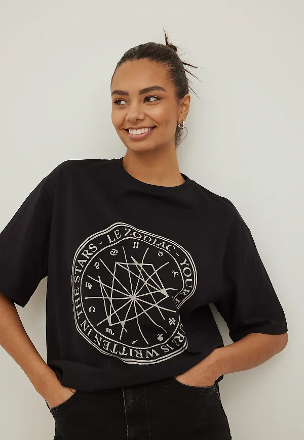 NA-KD Zodiac träd - Black