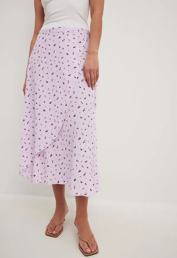 NA-KD OMLOTTKJOL - Purple,Flower