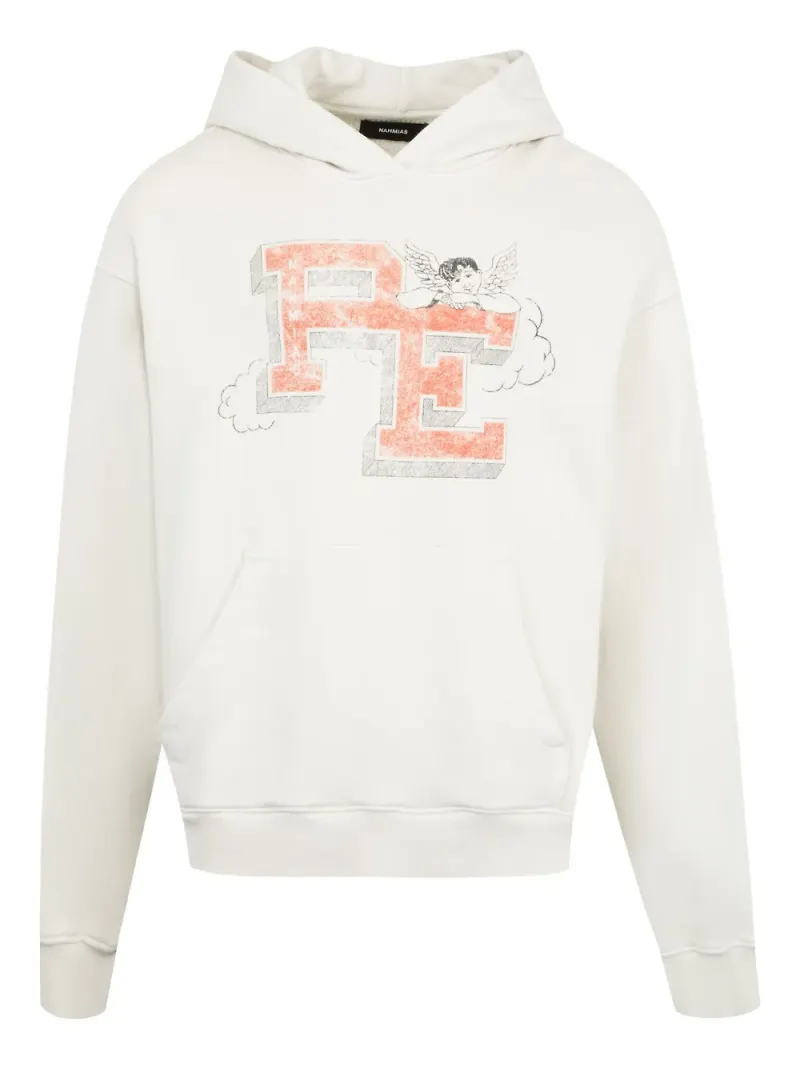 Nahmias P.E. Cherub hoodie - Vit