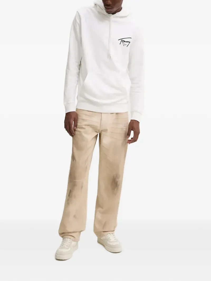 NAKED WOLFE Signature jeans med lös passform - Vit