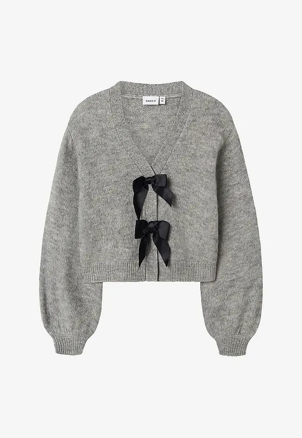 Name it - Cardigan Nkfrina Knit Card - Grå