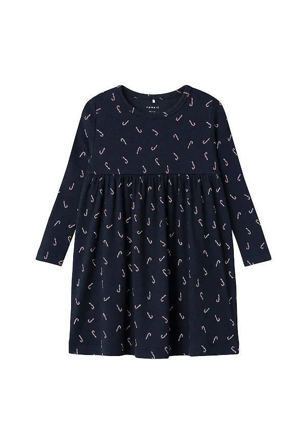 Name it - Klänning nmfDab LS Dress - Blå