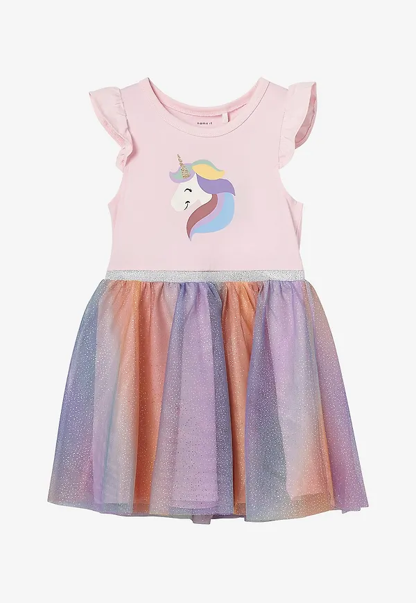 Name it - Klänning nmfHappi SS Dress - Rosa