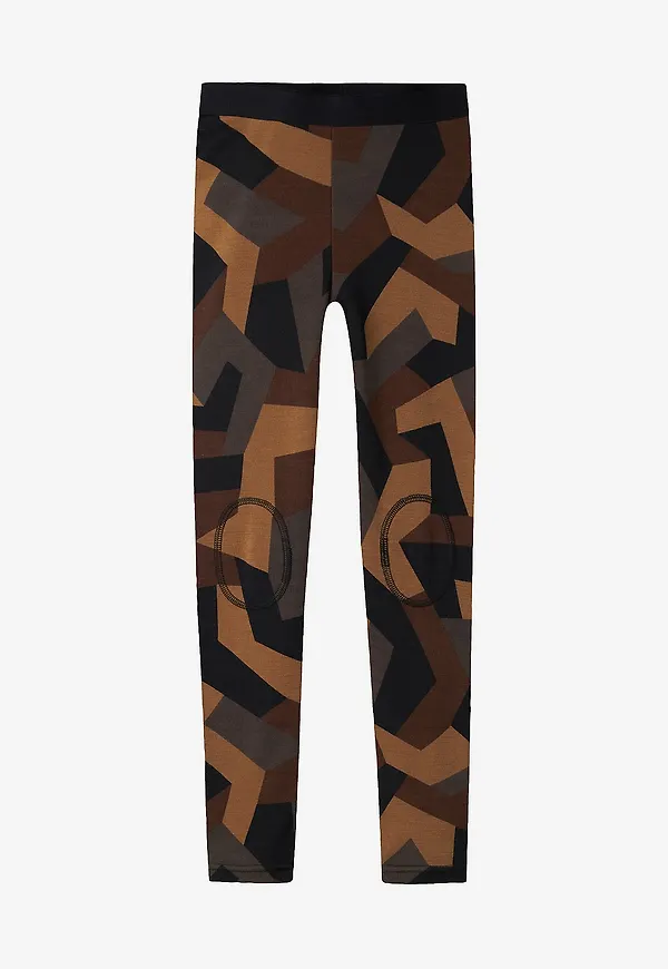 Name it - Leggings NkmWillto Wool Longjohn - Brun