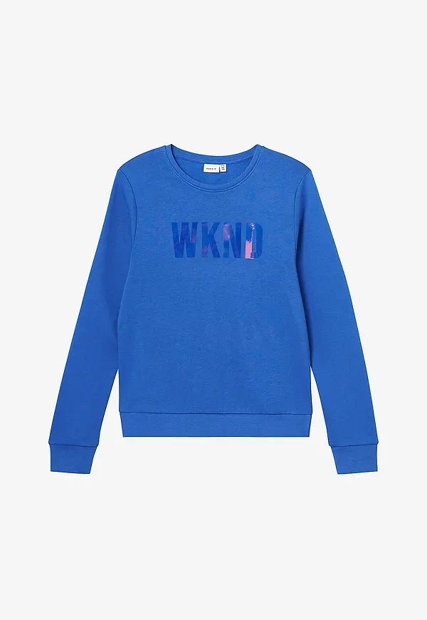 Name it - Sweatshirt nkfOmialise LS Sweat Bru - Blå