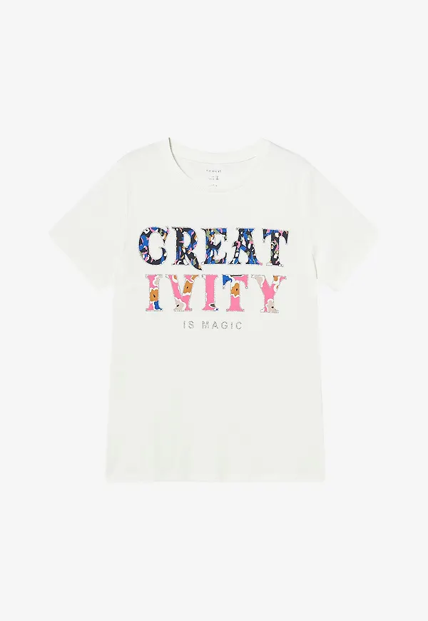 Name it - Topp nkfNimilie SS Top - Vit