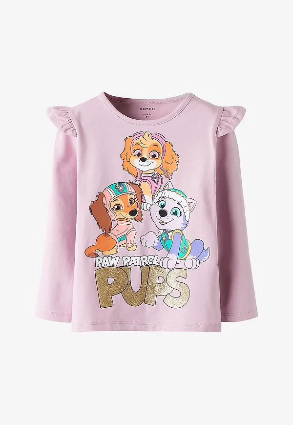 Name it - Topp nmfJaba Paw LS - Rosa
