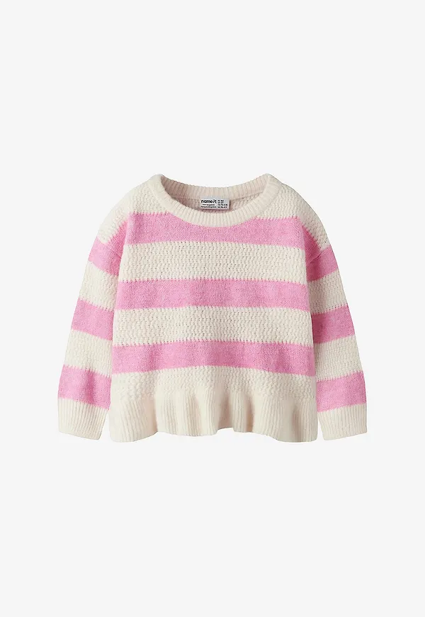 Name it - Tröja Nmfnyla Ls Knit - Vit