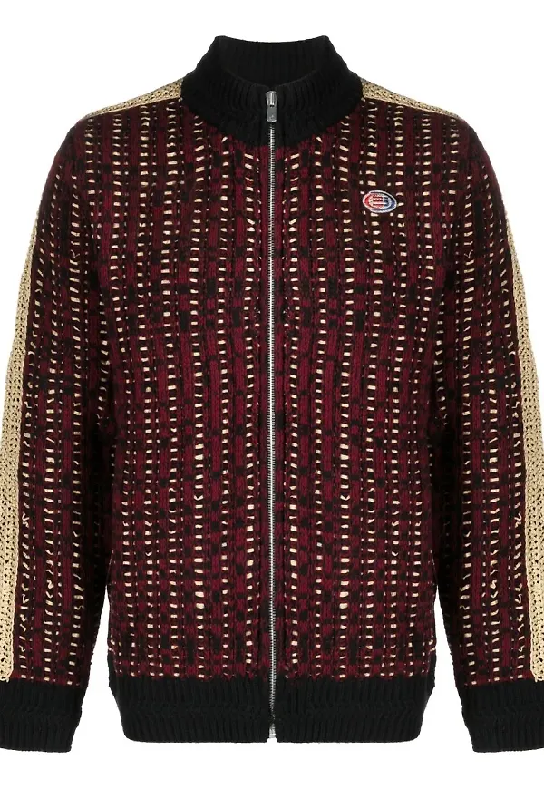 NAMESAKE Pistol cardigan med dragkedja - Brun