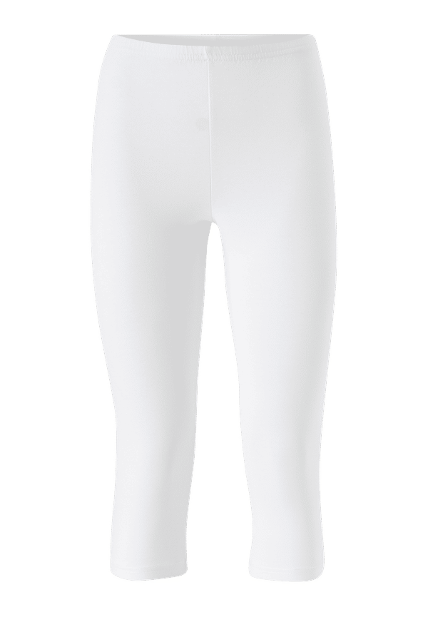Nanso - Caprileggings Basic 3/4 - Vit - 42
