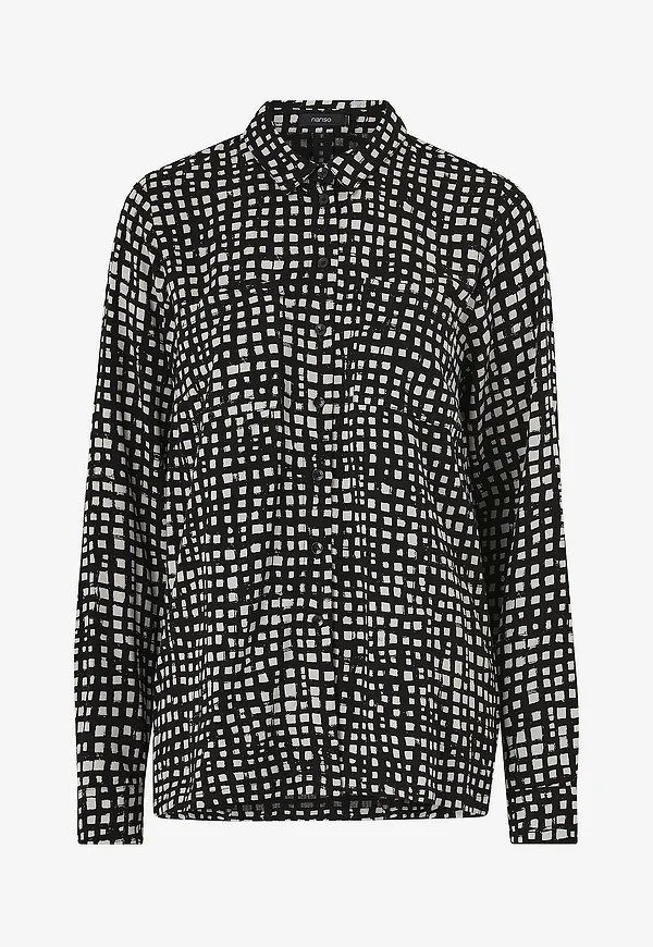 Nanso - Skjorta Shirt Karmi - Svart