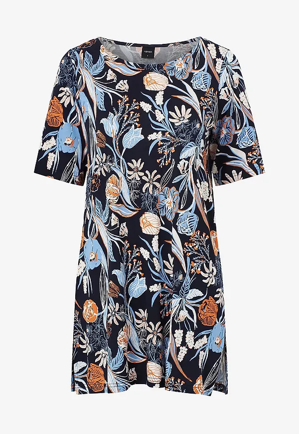 Nanso - Tunika Ladies Tunic, Floristi - Blå