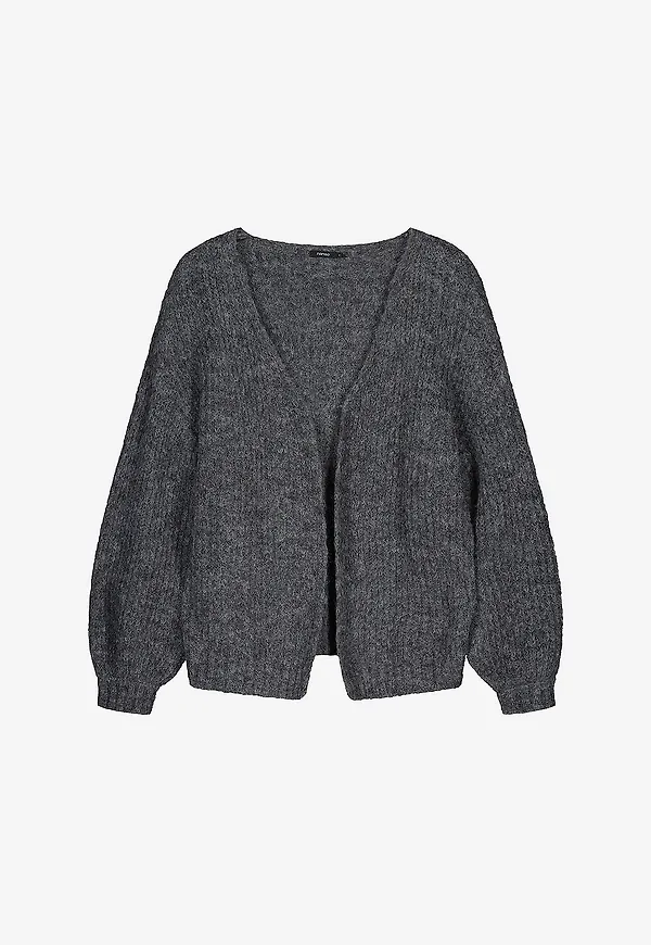 Nanso - Cardigan Karamelli - Grå