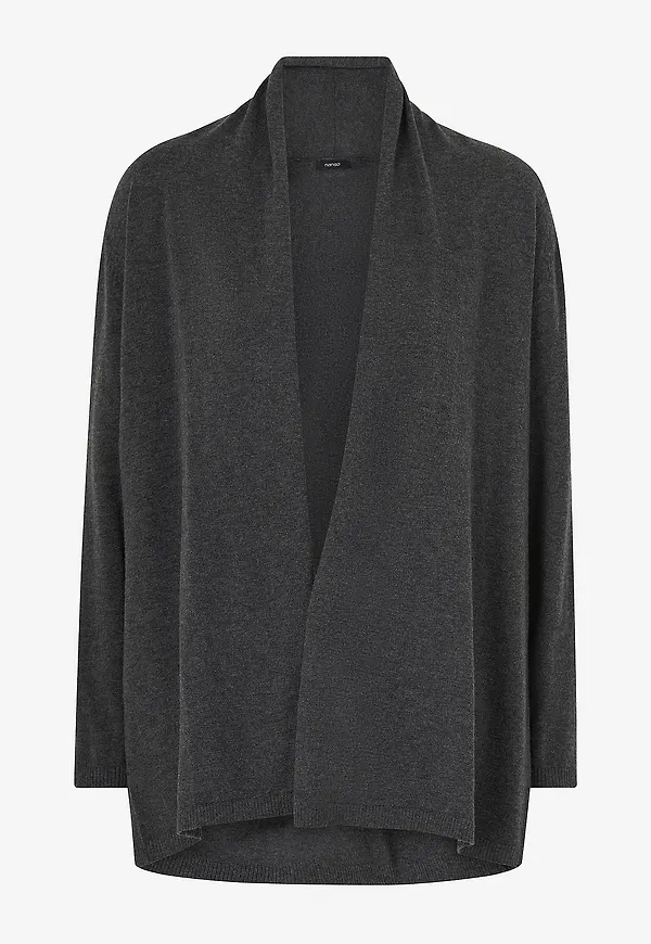 Nanso - Cardigan Knit Villis - Grå