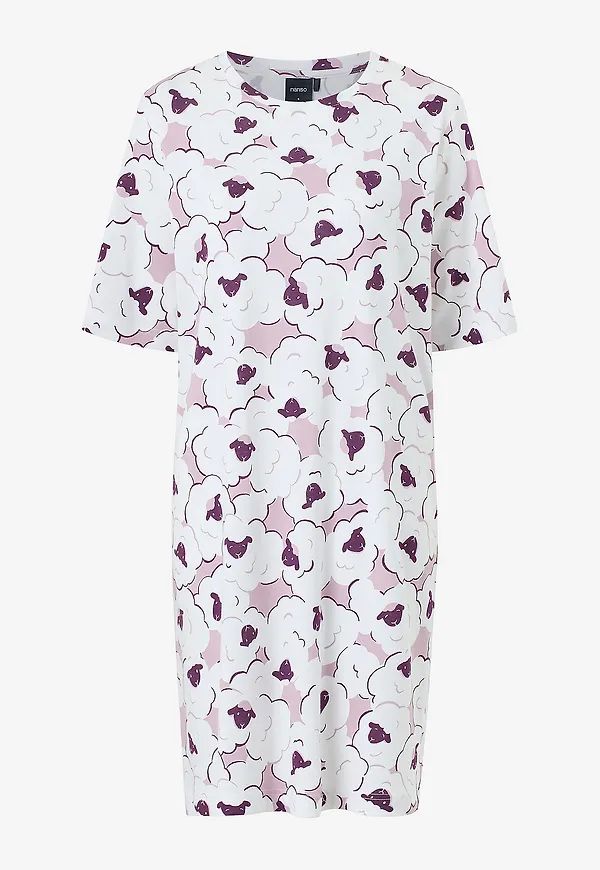 Nanso - Nattlinne Ladies big shirt, Unelias - Rosa