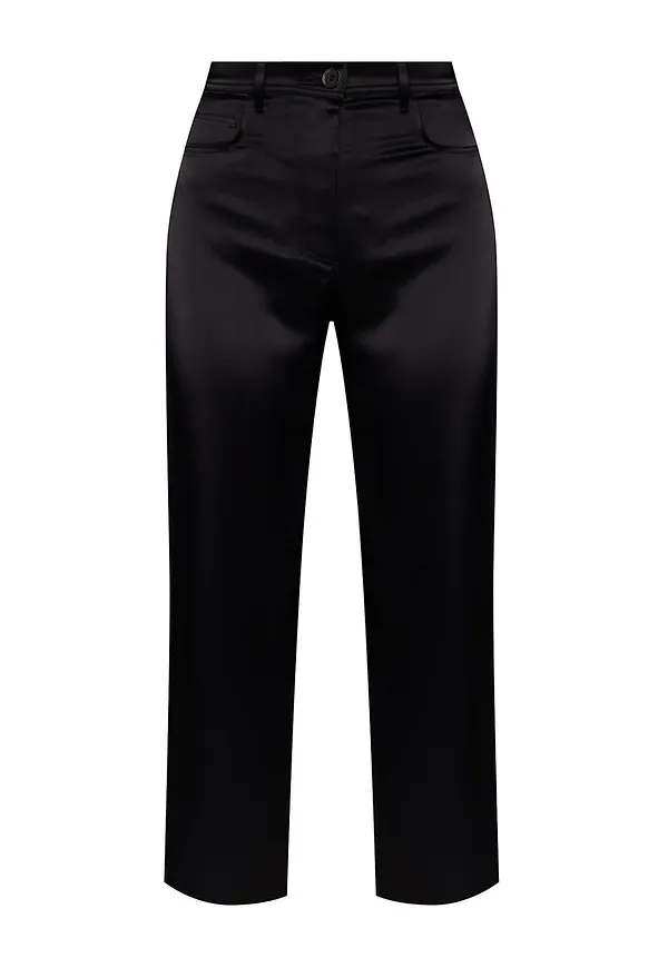 Nanushka High-waisted trousers Svart, Dam