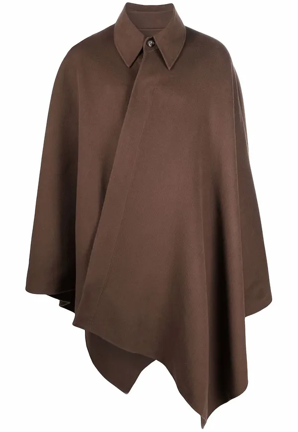 Nanushka poncho-rock - Brun